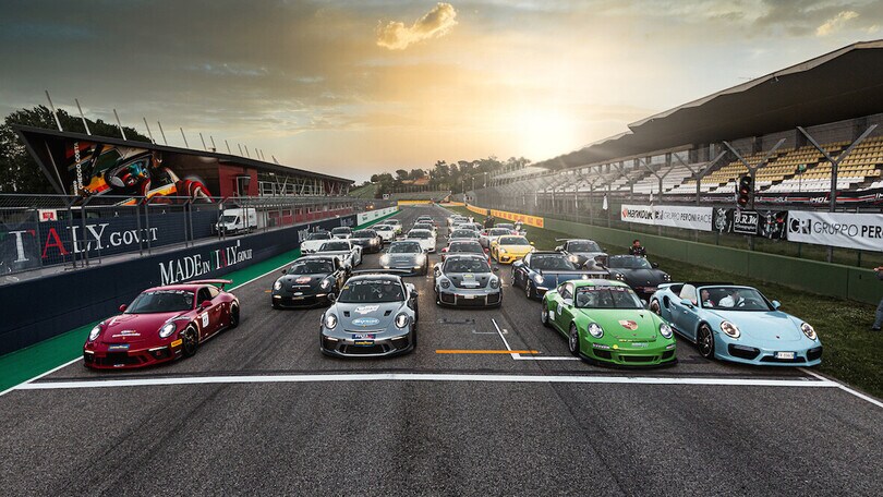 Porsche Club GT, bagarre a Imola