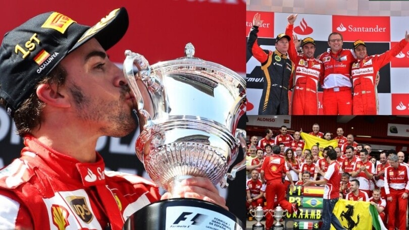GP Spagna 2013, l'ultima vittoria di Alonso in F1 e con la Ferrari