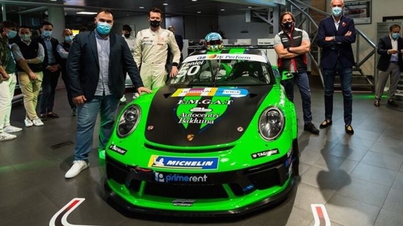 Fenici svela la Porsche per la Carrera Cup Italia, a Misano il via