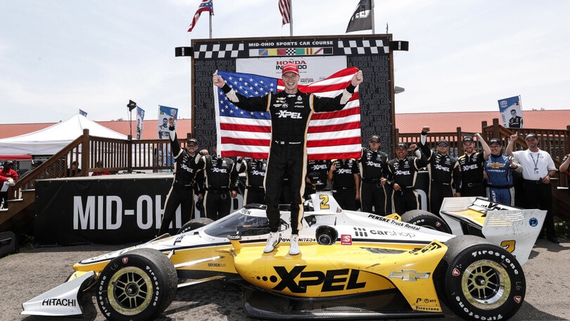 IndyCar: prima vittoria 2021 di Newgarden a Mid-Ohio