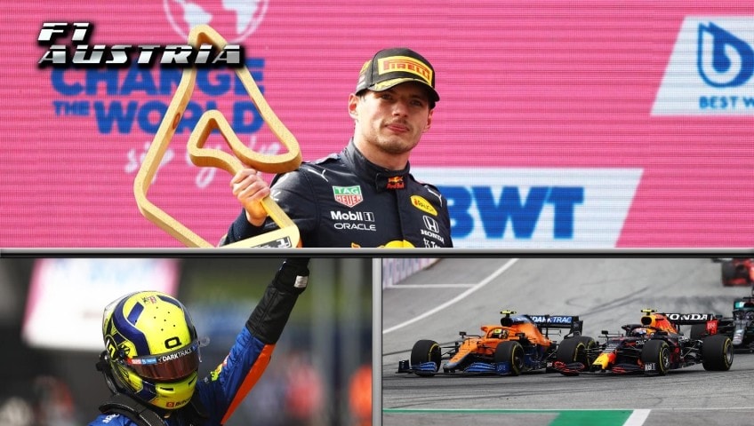 GP Austria: Verstappen top irreale, male Perez