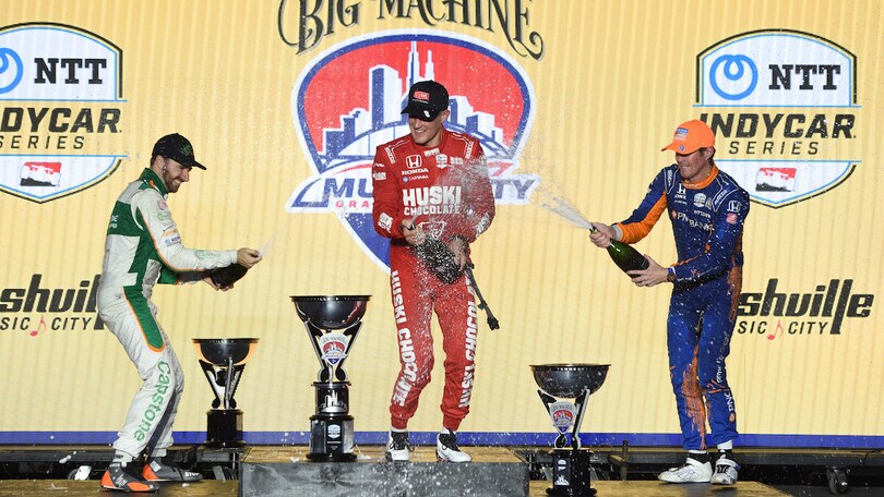 IndyCar: Ericsson dal crash alla vittoria a Nashville