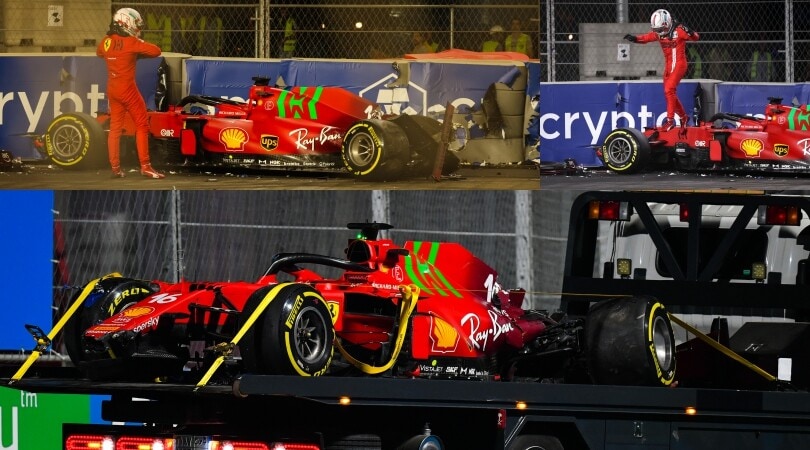 GP Arabia Saudita, paura in Ferrari: Leclerc si schianta contro il muro nelle libere 2