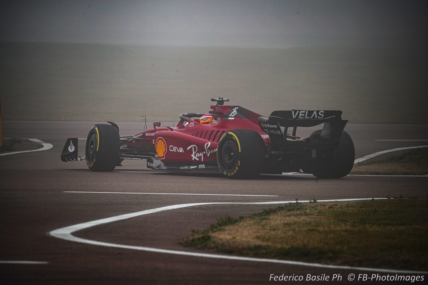 Fiorano, Sainz al volante della nuova Ferrari F1-75