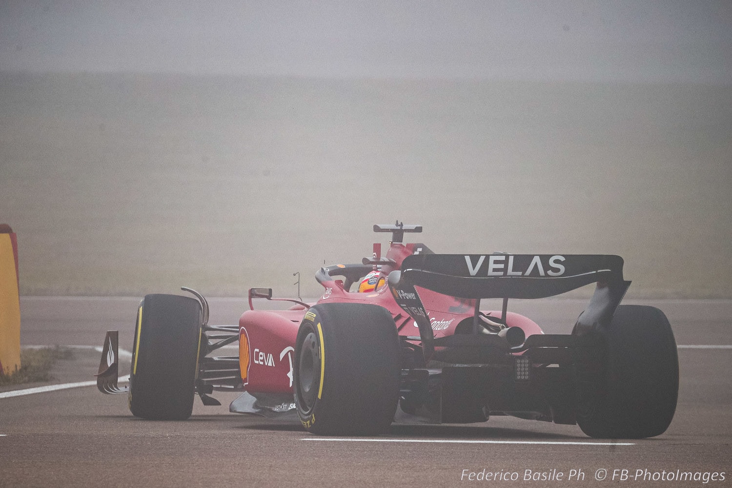 Fiorano, Sainz al volante della nuova Ferrari F1-75