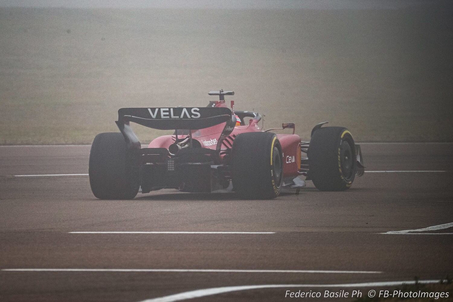 Fiorano, Sainz al volante della nuova Ferrari F1-75