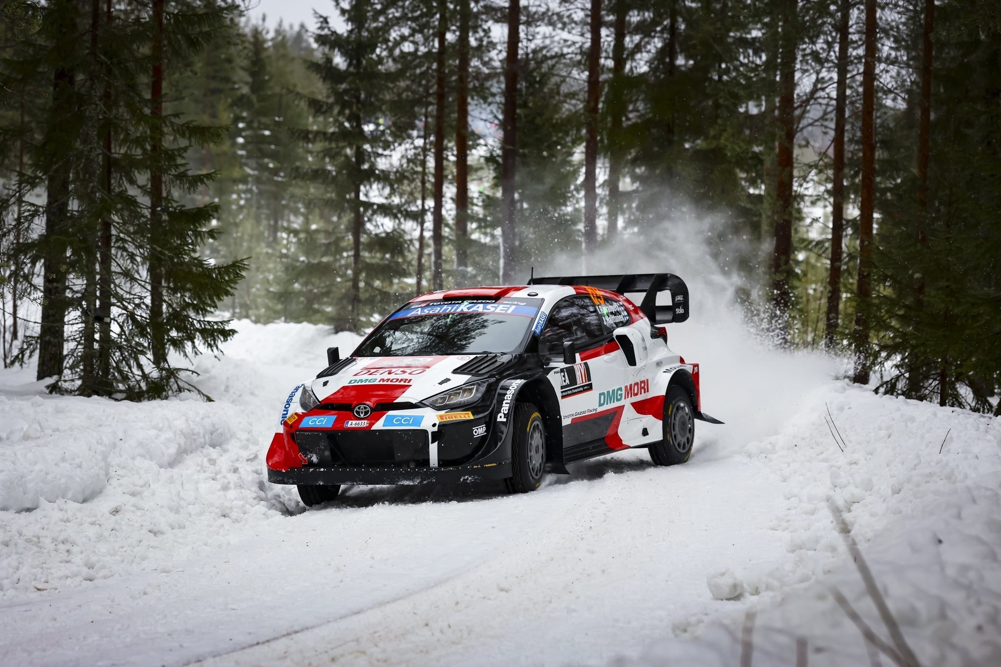 WRC, Rally di Svezia: Rovanpera il più veloce nello shakedown