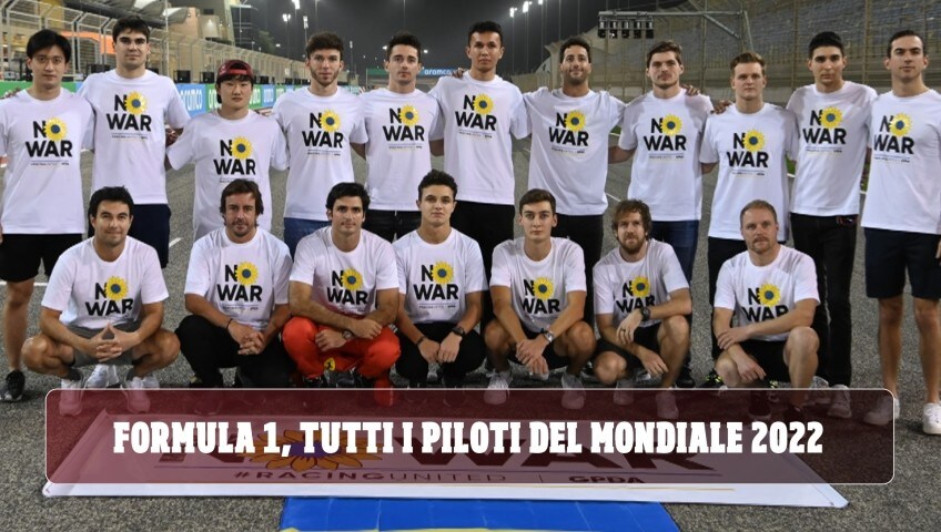 Mondiale F1 2022, le line-up dei 10 team