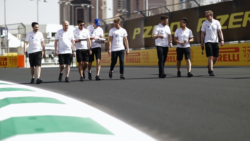 GP Arabia Saudita, la track walk del giovedì