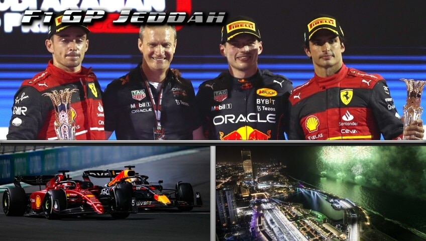 GP Arabia Saudita: Verstappen piega Leclerc, Sainz c’è, Hamilton soffre