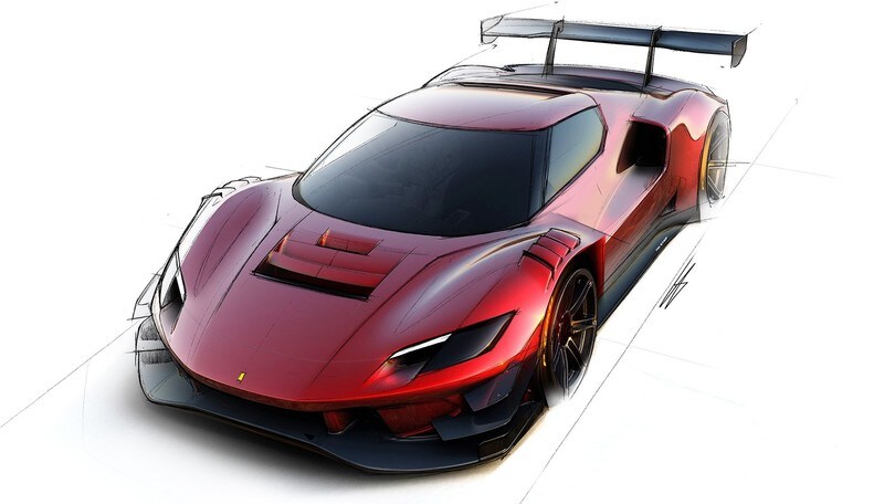 Ferrari 296 GT3, nel nuovo rendering veste di Rosso