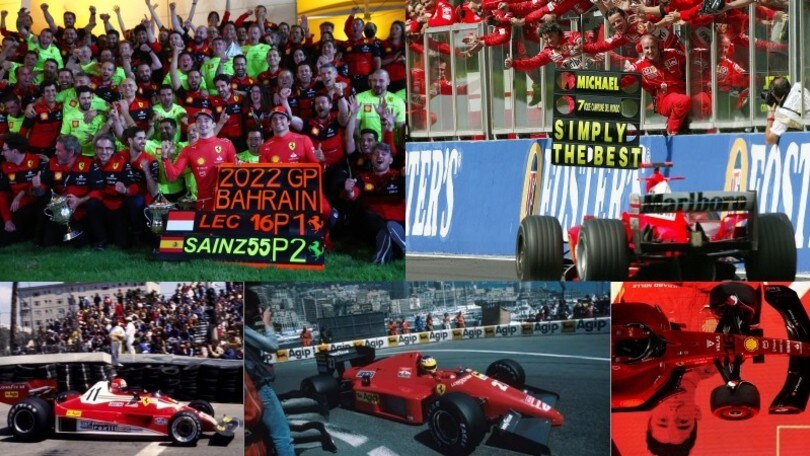 Ferrari, tutte le monoposto di Formula 1 dal 1976 al 2022