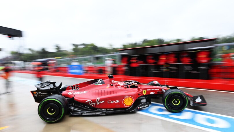 GP Emilia-Romagna, FP1: Ferrari velocissime sul bagnato