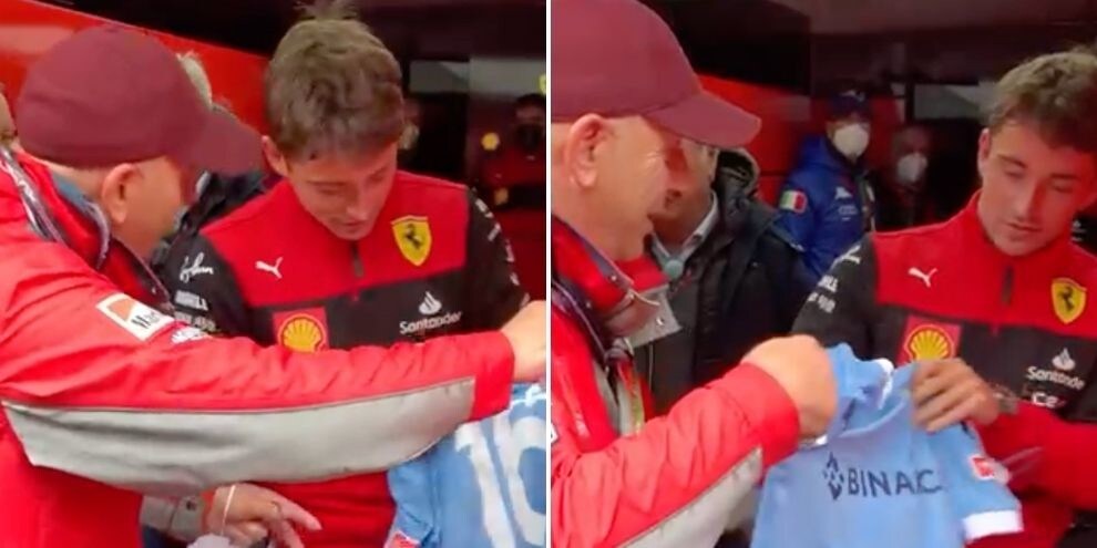 Leclerc segue il calcio e tifa Lazio?