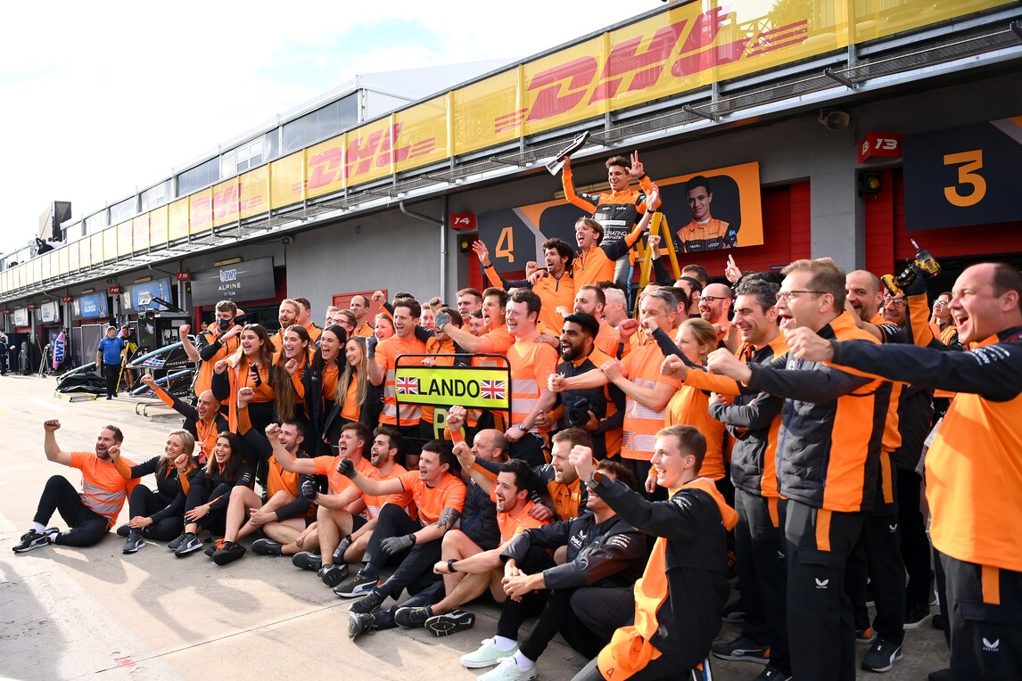 Norris: "Battere Leclerc e la Ferrari a Imola? Che sorpresa!"