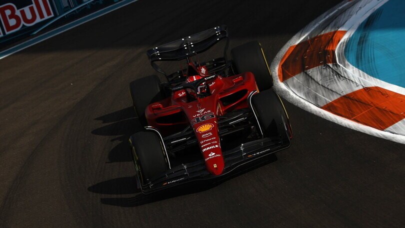 GP Miami, doppietta Ferrari in qualifica: prima fila tutta Rossa