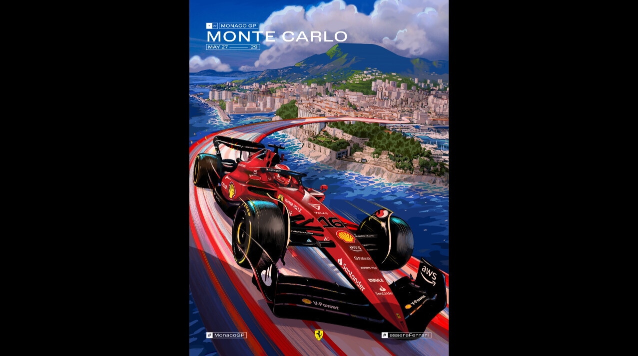 GP Monaco, i poster dei team per la gara di Montecarlo