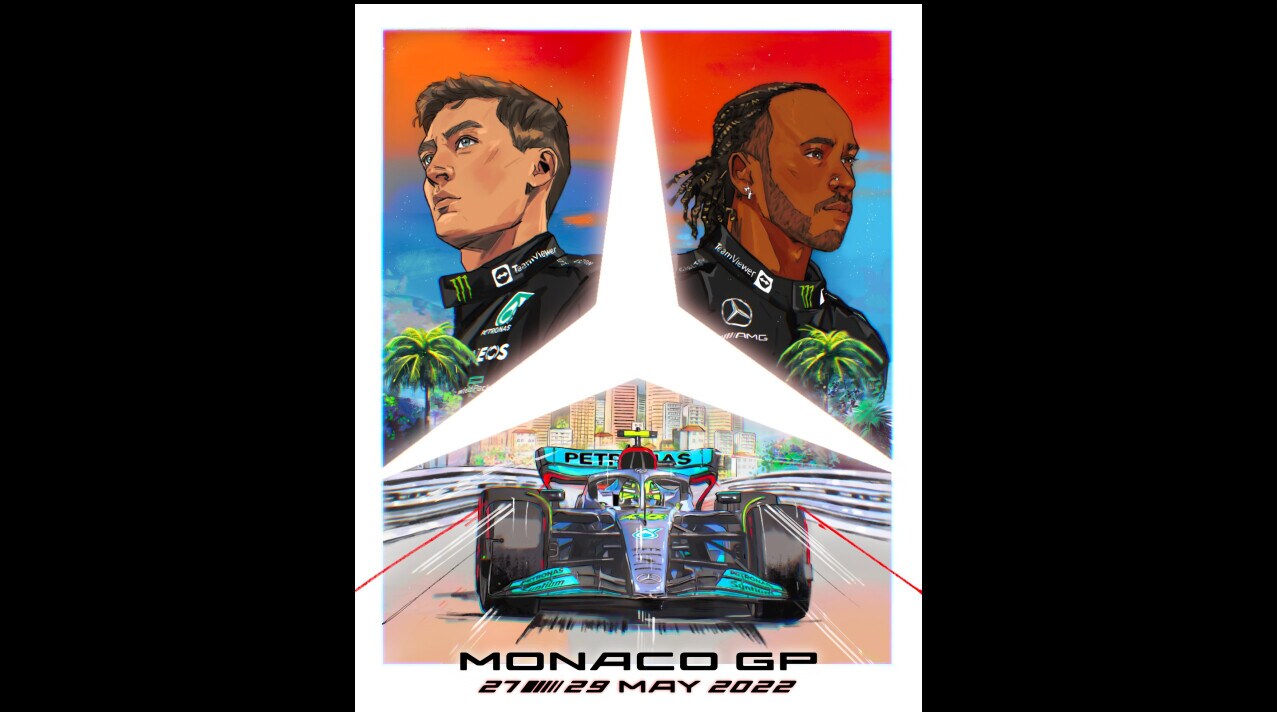 GP Monaco, i poster dei team per la gara di Montecarlo