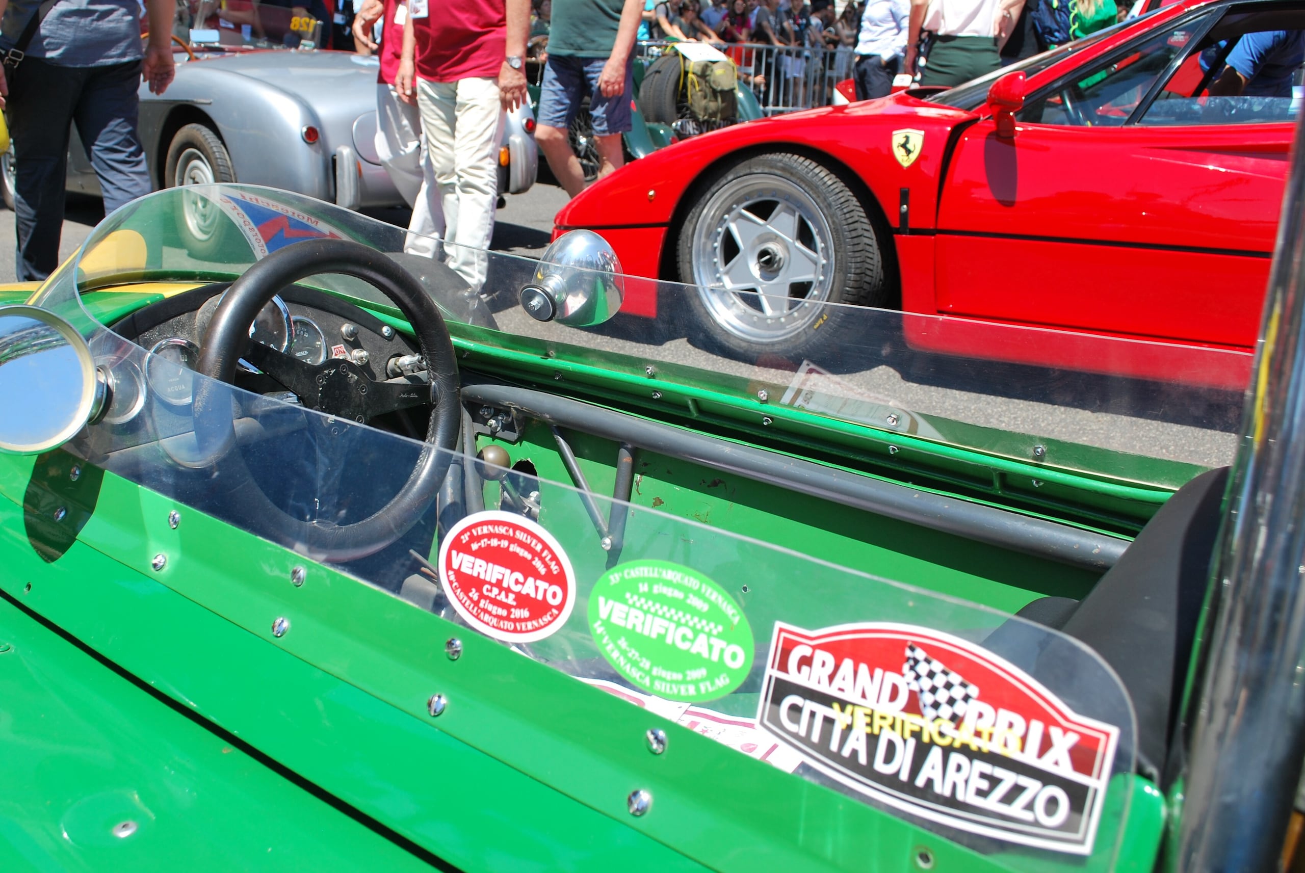 Roma Grand Prix Storico, le vetture in Via dei Fori Imperiali