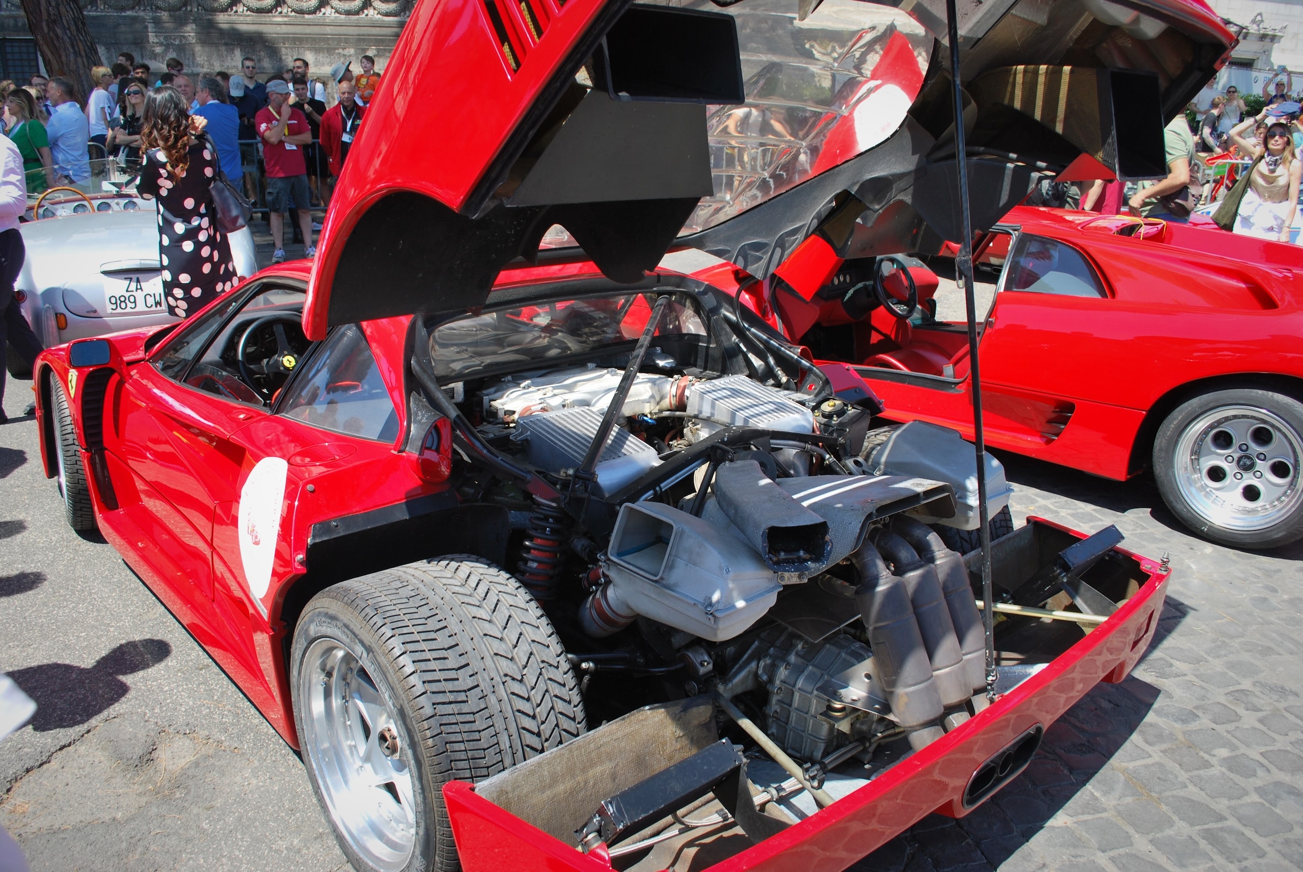 Roma Grand Prix Storico, le vetture in Via dei Fori Imperiali