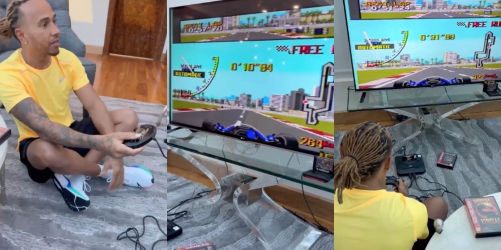 Hamilton, tuffo nel passato a Montreal: gioca con F1 Ayrton Senna's Super Monaco GP