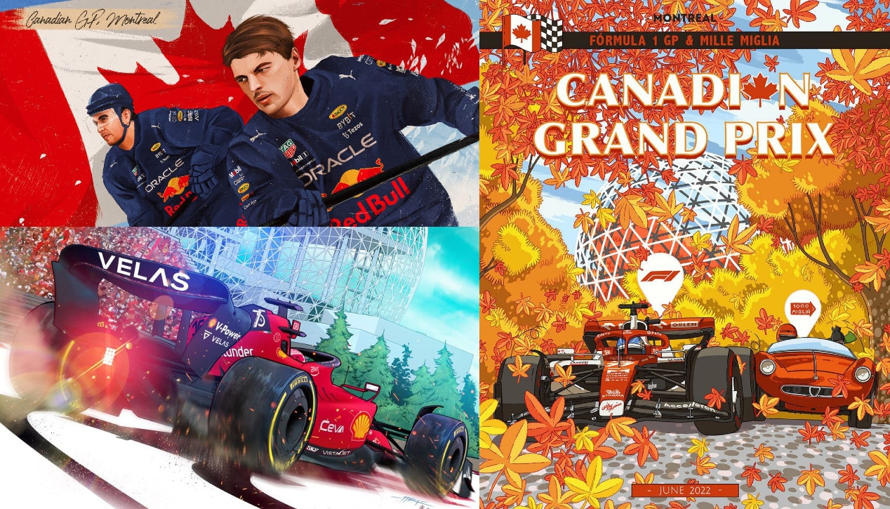 GP Canada, i poster dei team per la gara di Montreal