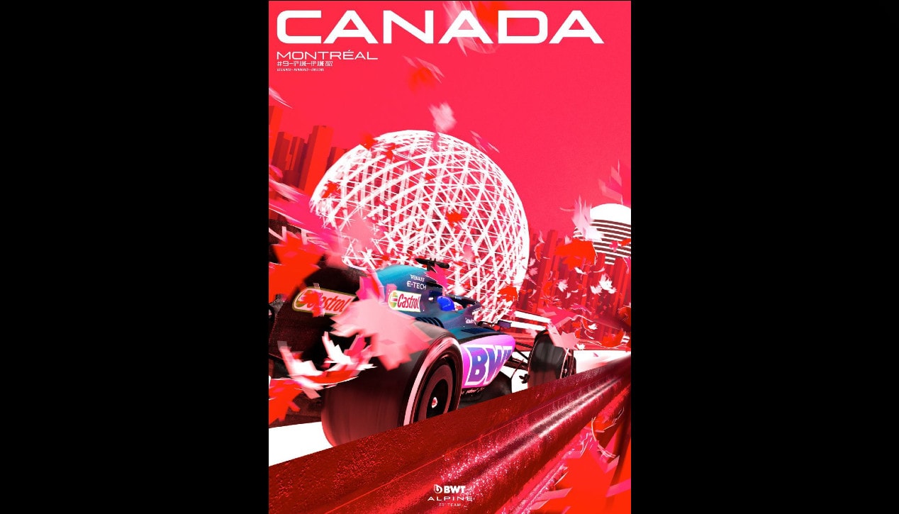 GP Canada, i poster dei team per la gara di Montreal