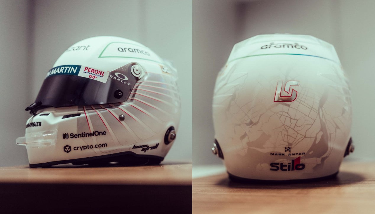 Stroll e Latifi, caschi speciali per i piloti canadesi a Montreal