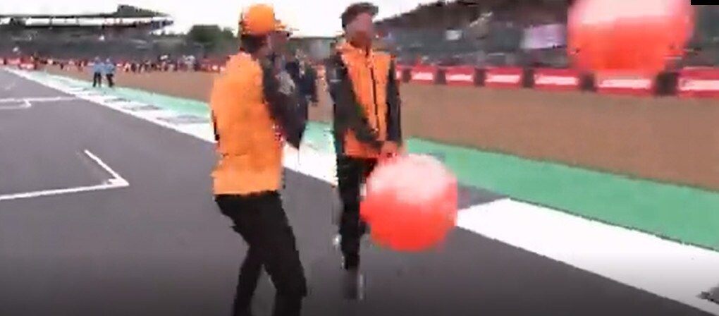 Daniel Ricciardo e Lando Norris, che incidente sulle palle a Silverstone!