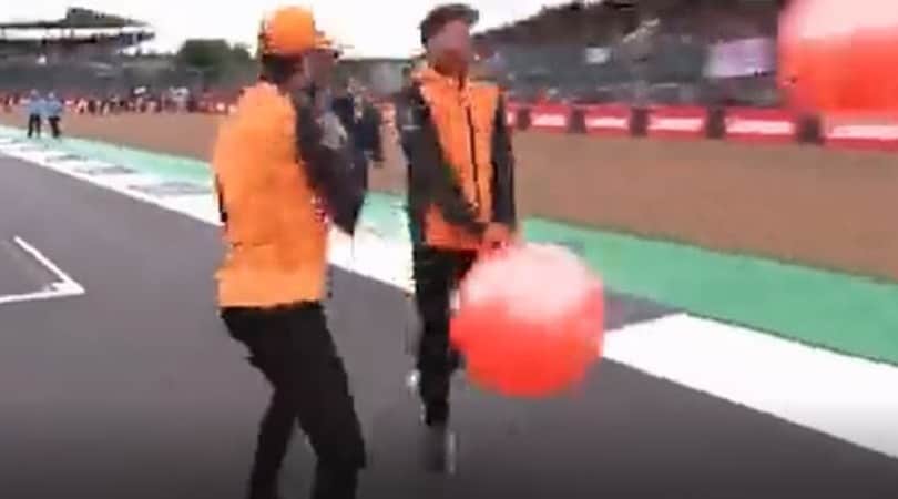 Daniel Ricciardo e Lando Norris, che incidente sulle palle a Silverstone!