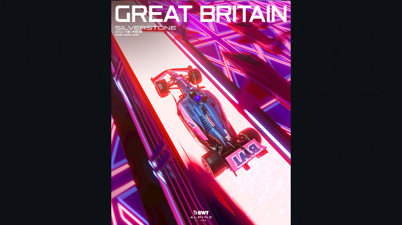 GP Gran Bretagna, i poster dei team per la gara di Silverstone