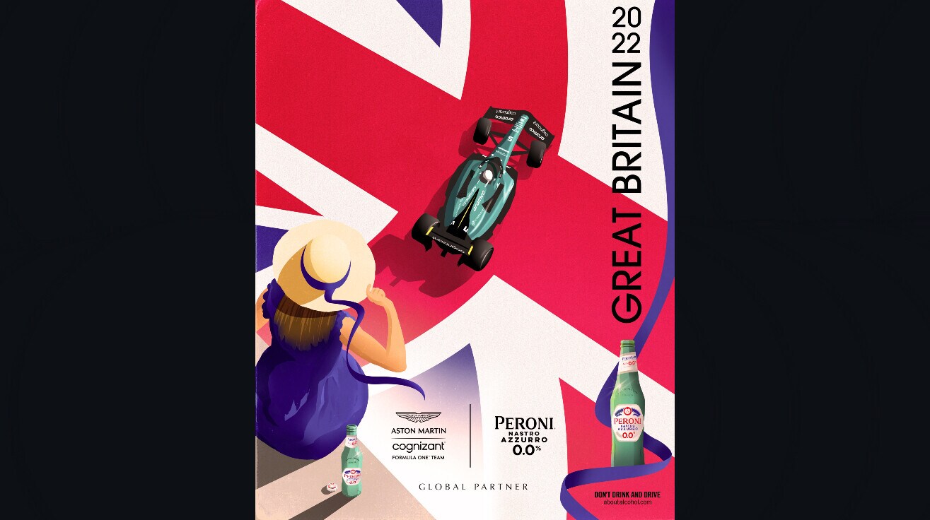 GP Gran Bretagna, i poster dei team per la gara di Silverstone