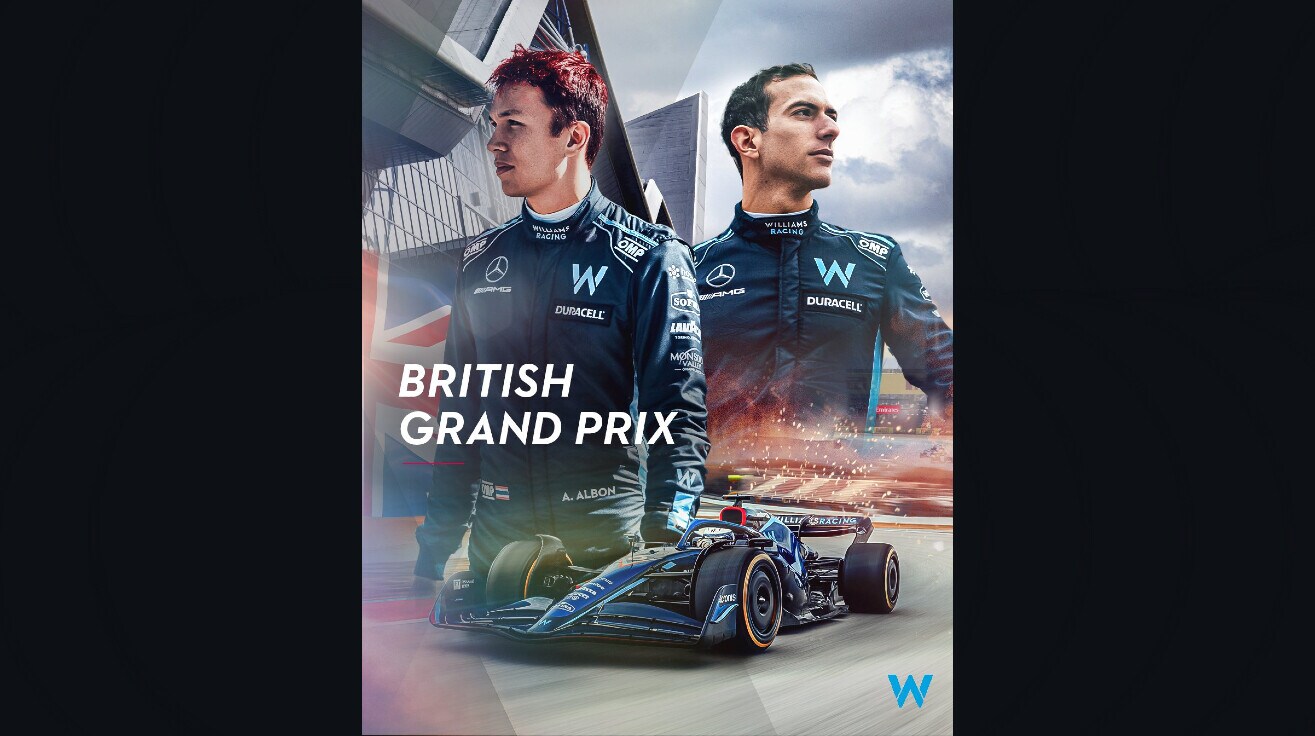 GP Gran Bretagna, i poster dei team per la gara di Silverstone