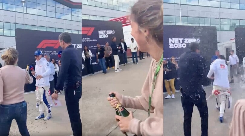 Gina Maria Schumacher, che festa per il fratello Mick al GP di Silverstone