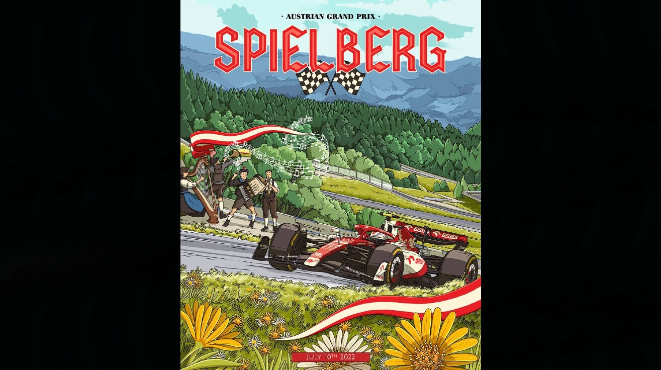 GP Austria, i poster dei team per la gara al Red Bull Ring