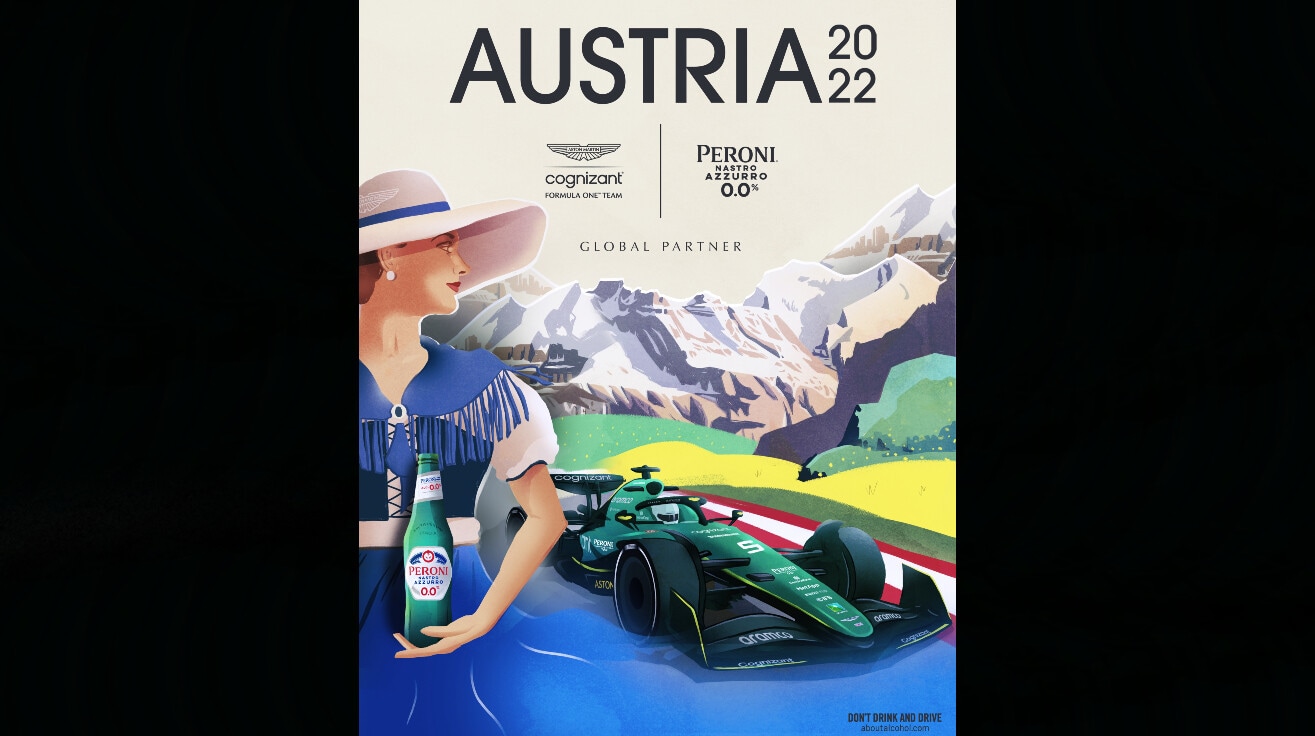 GP Austria, i poster dei team per la gara al Red Bull Ring