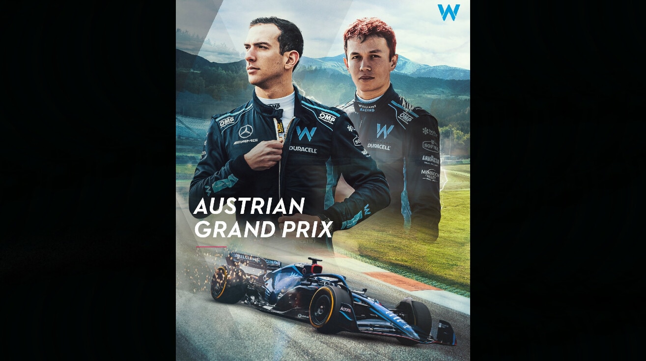 GP Austria, i poster dei team per la gara al Red Bull Ring