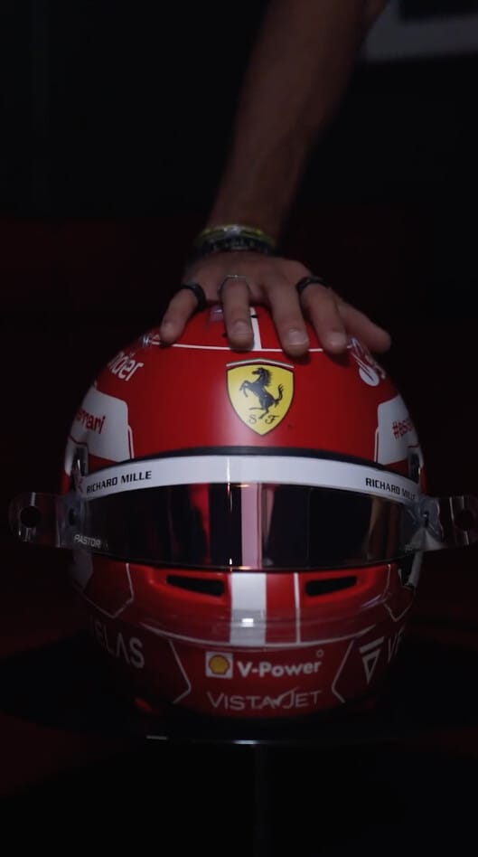 GP Francia, Leclerc ricorda papà Hervé nel suo casco