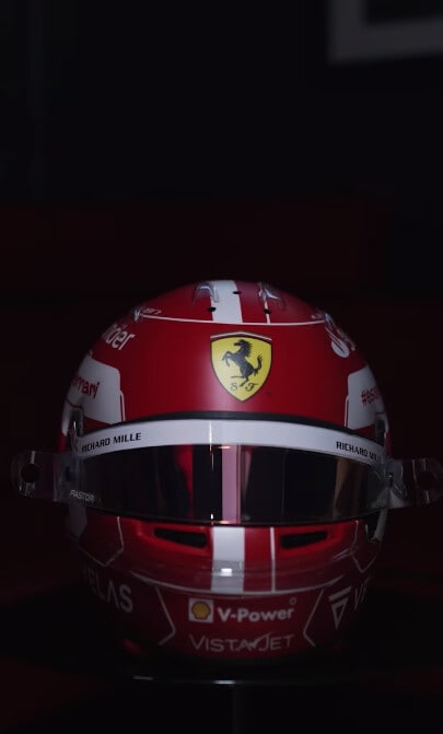 GP Francia, Leclerc ricorda papà Hervé nel suo casco