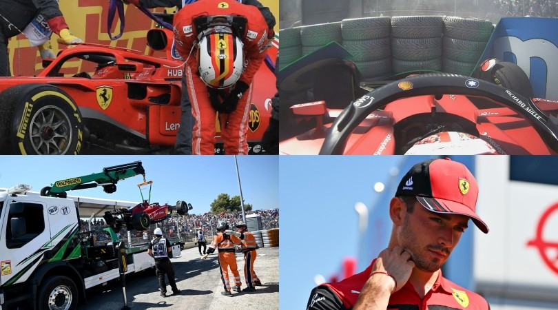 Leclerc finisce a muro nel GP di Francia