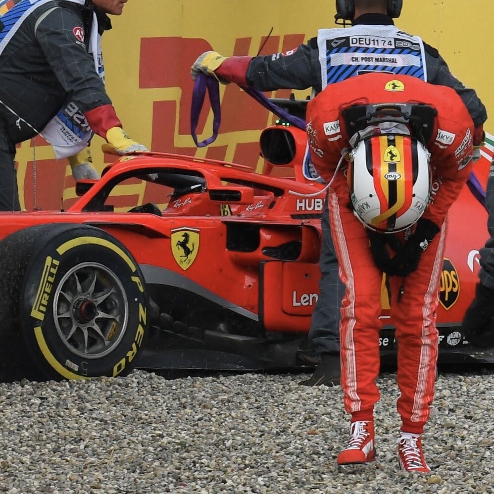 Leclerc finisce a muro nel GP di Francia