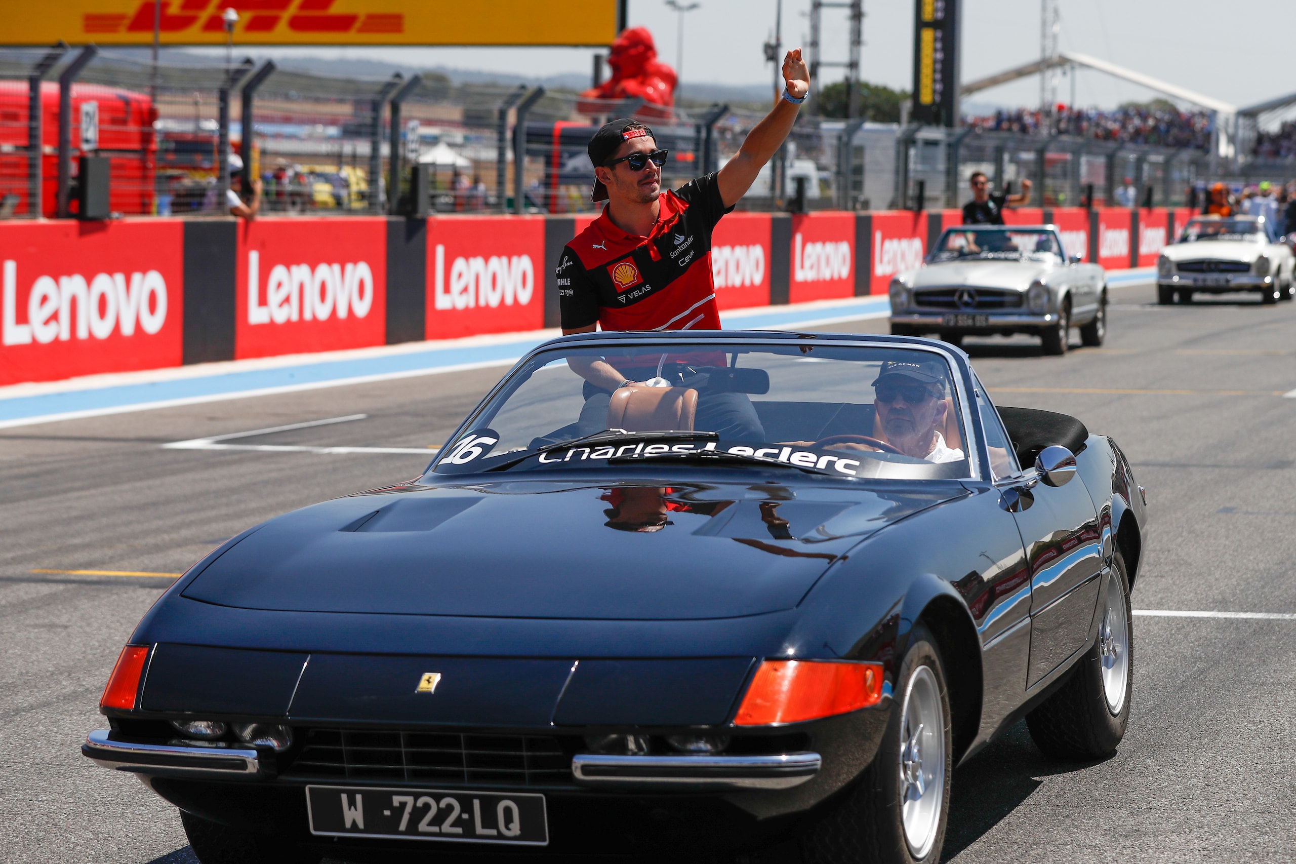 Leclerc finisce a muro nel GP di Francia