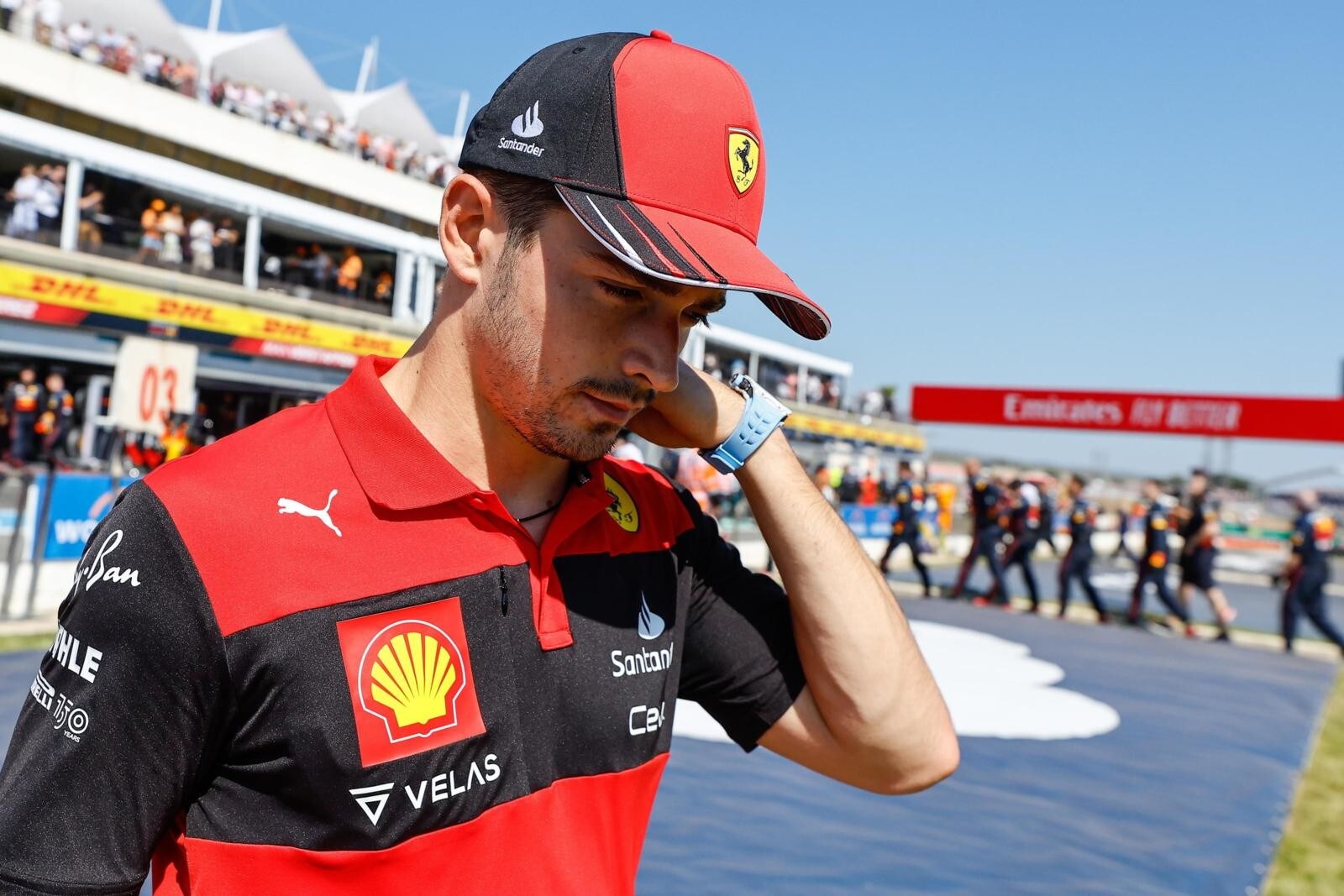 Leclerc finisce a muro nel GP di Francia
