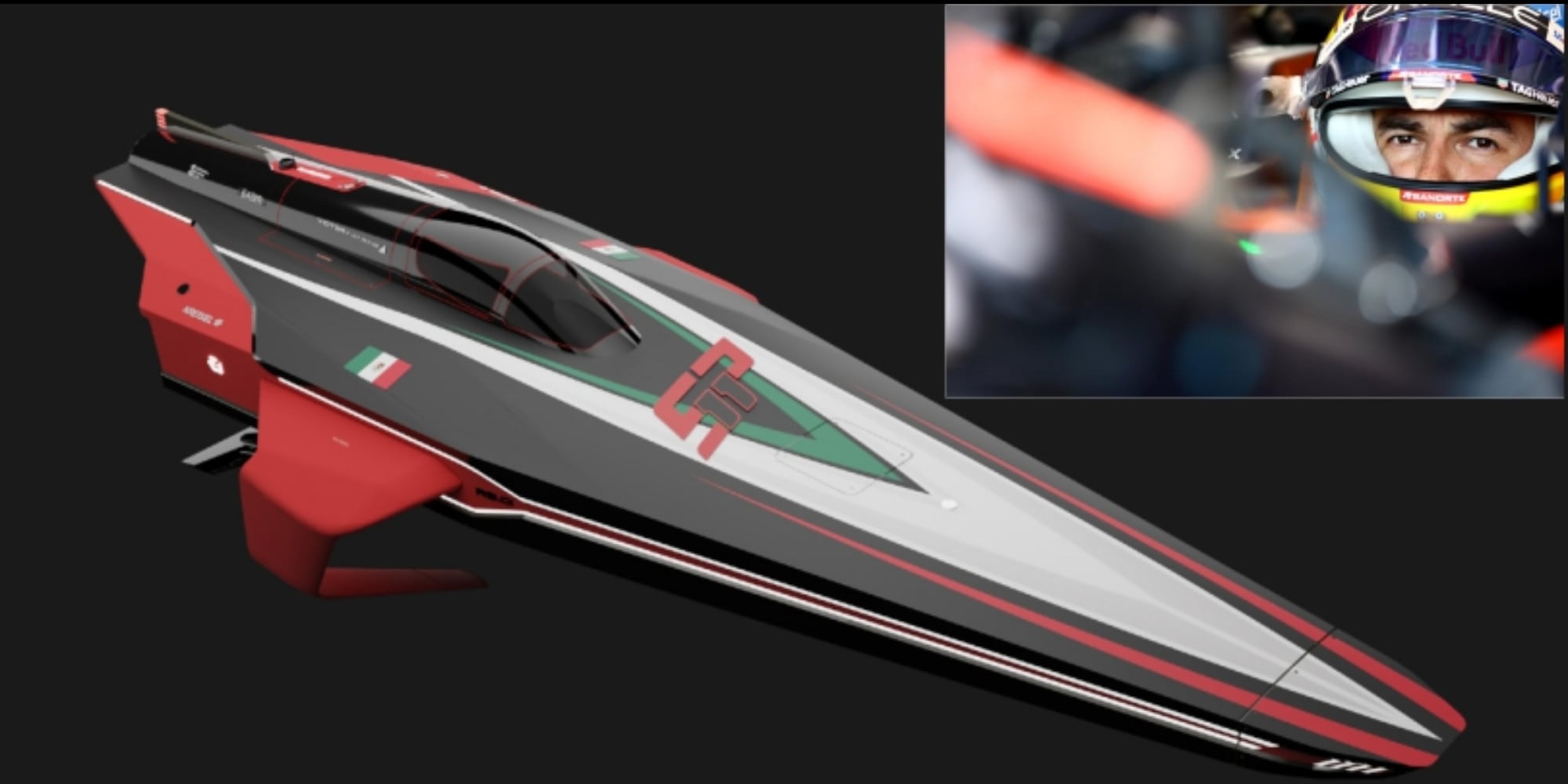 Sergio Perez, nuova avventura nel campionato motoscafi per il pilota Red Bull