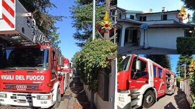 Paura per Alex Zanardi, le foto dell'incendio nella sua villa