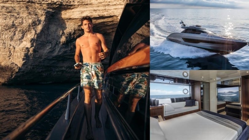 Leclerc ha un nuovo yacht di lusso da 4 milioni: ecco Sedici