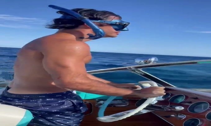 Sainz, marinaio spericolato con lo yacht!