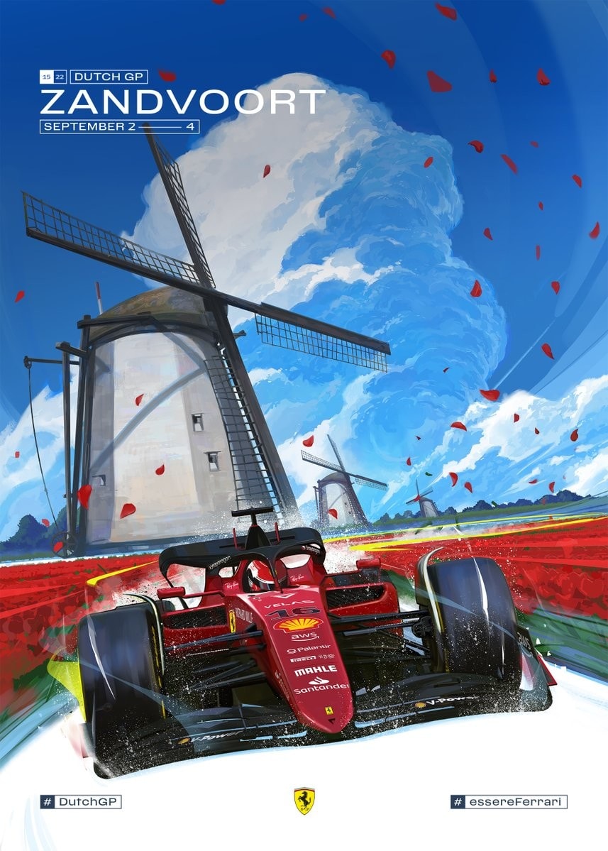 GP Olanda, i poster dei team per la gara di Zandvoort