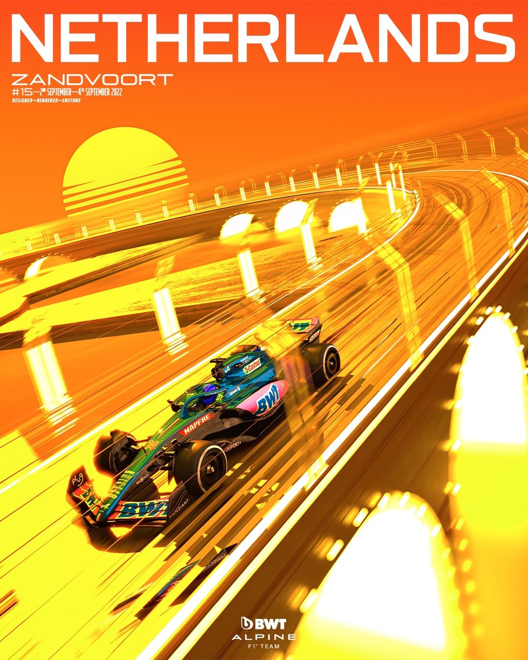 GP Olanda, i poster dei team per la gara di Zandvoort