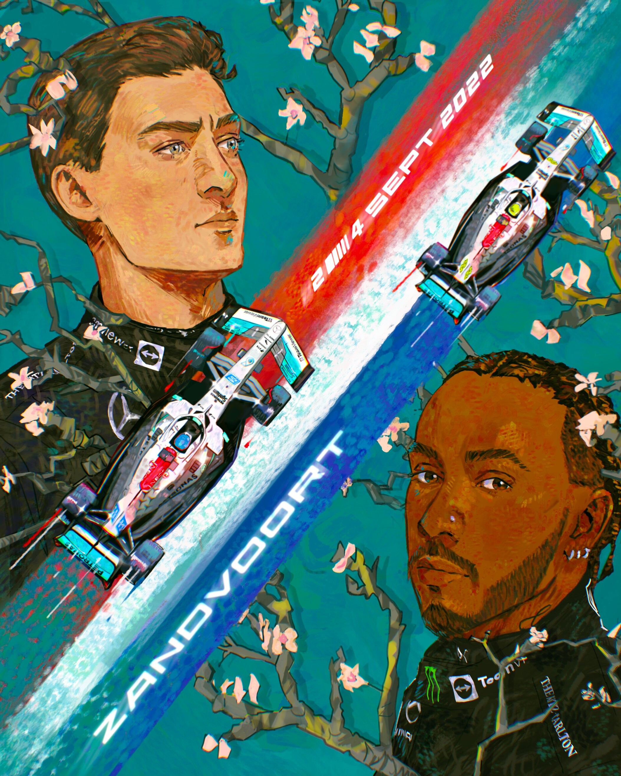 GP Olanda, i poster dei team per la gara di Zandvoort